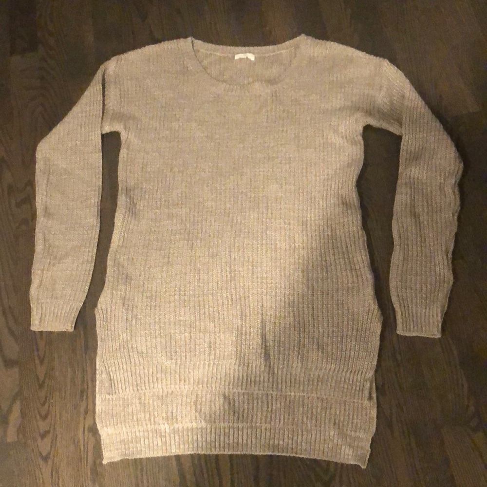 BP Nordstrom tan long sweater size small